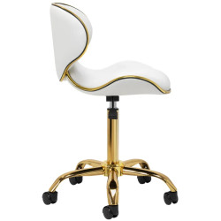 Табурет для салона красоты Gabbiano Q-4599G 150180 (White) Thumb