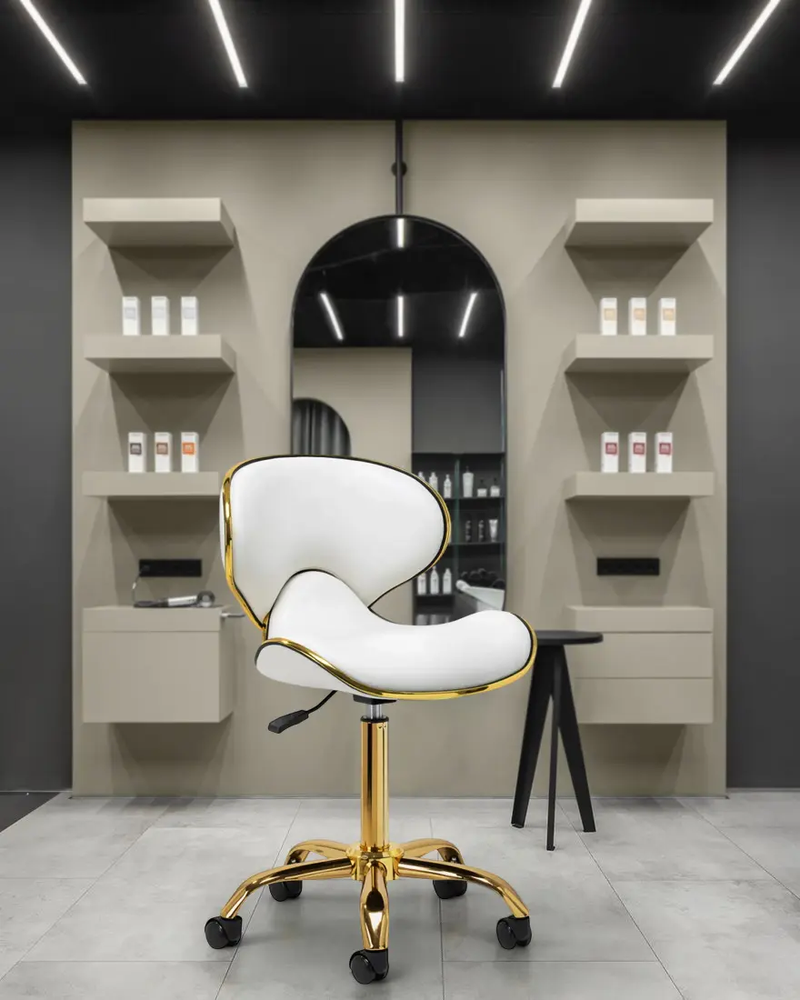 Табурет для салона красоты Gabbiano Q-4599G 150180 (White)