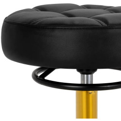 Табурет парикмахерский Gabbiano D054G 155263 (Black/Gold) Thumb