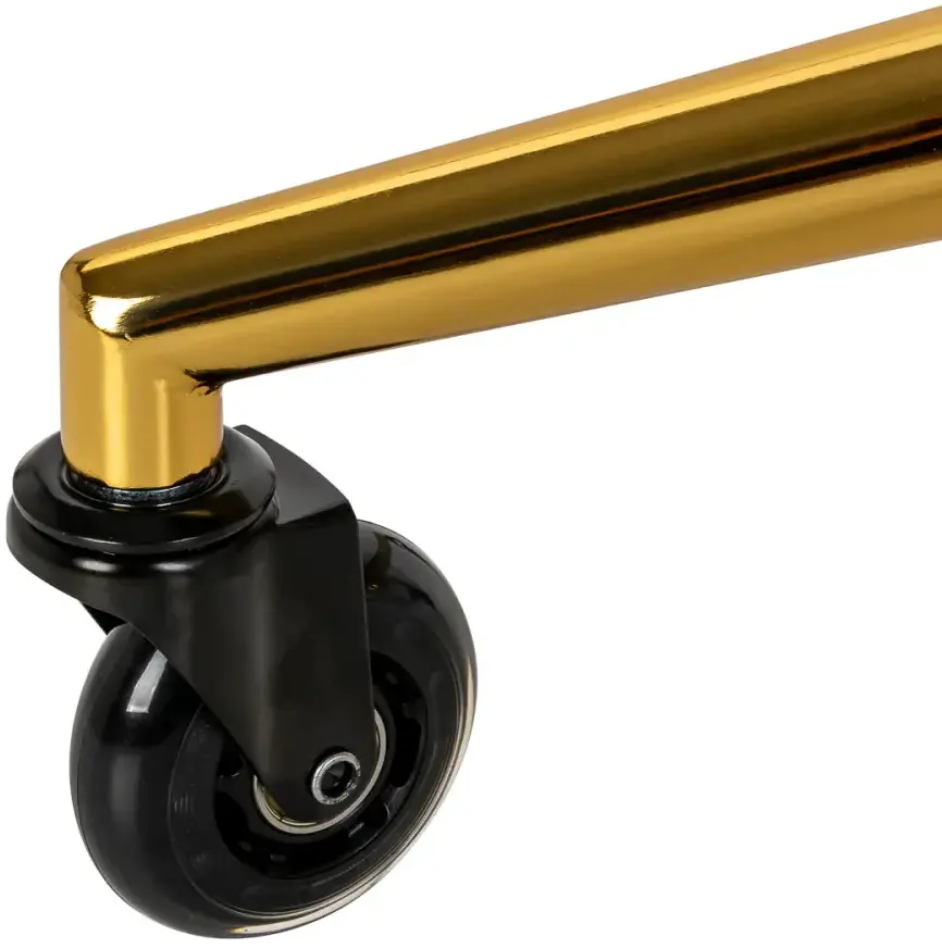 Табурет парикмахерский Gabbiano D054G 155263 (Black/Gold) - 7