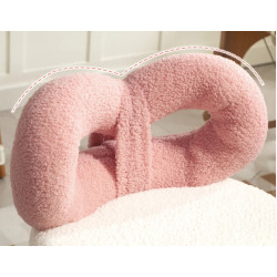 Табурет для салона красоты Homcom 921-878V00WT (White/Pink) Thumb