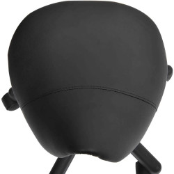 Табурет-седло для салона красоты Homcom 71-0016 (Black/Silver) Thumb