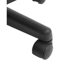 Табурет-седло для салона красоты Homcom 71-0016 (Black/Silver) Thumb