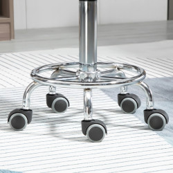 Табурет-седло Homcom 503-009BK (Black/Silver) Thumb