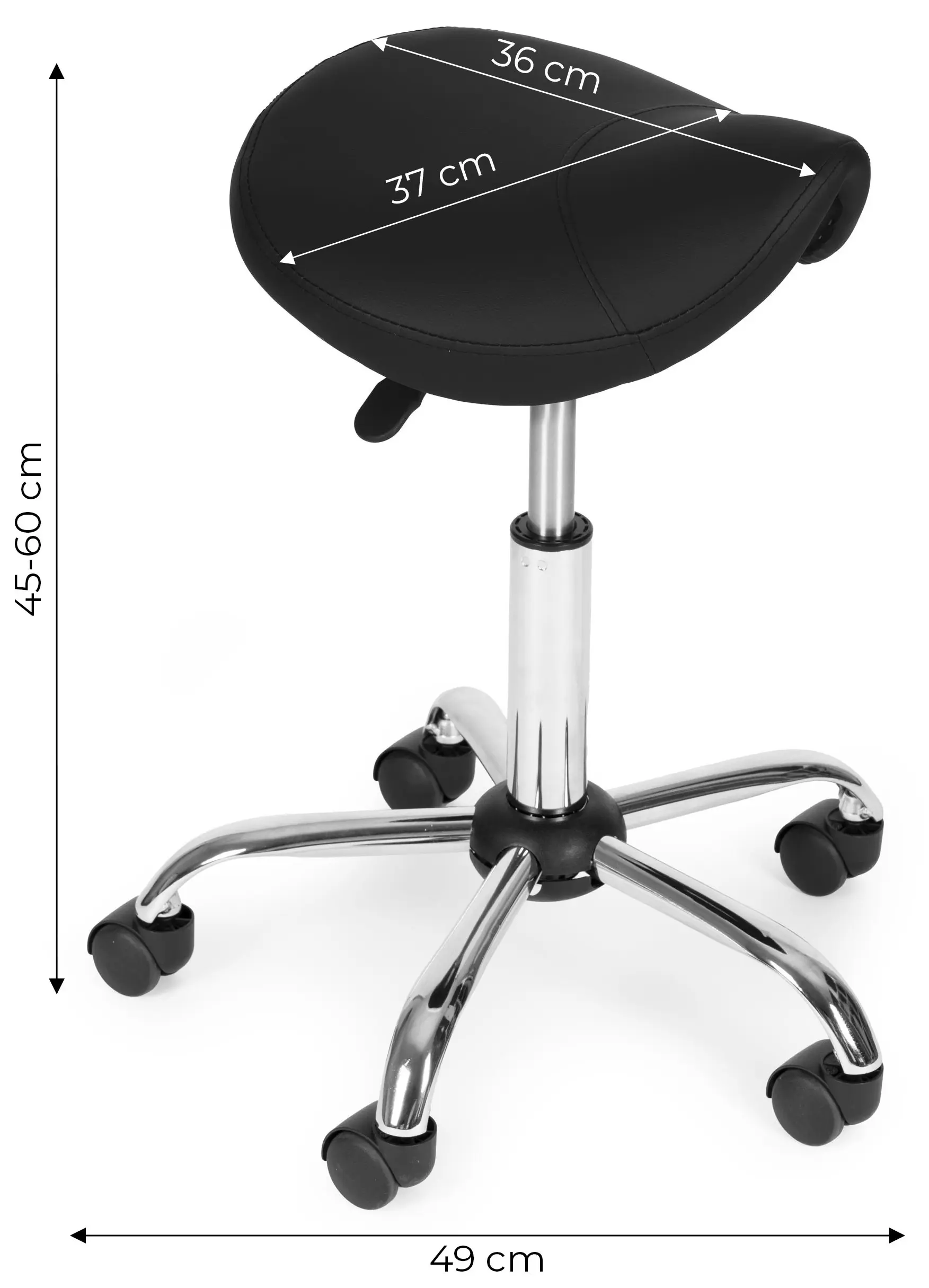 Табурет для салона красоты Modern Home BC004-BC (Black) - 5