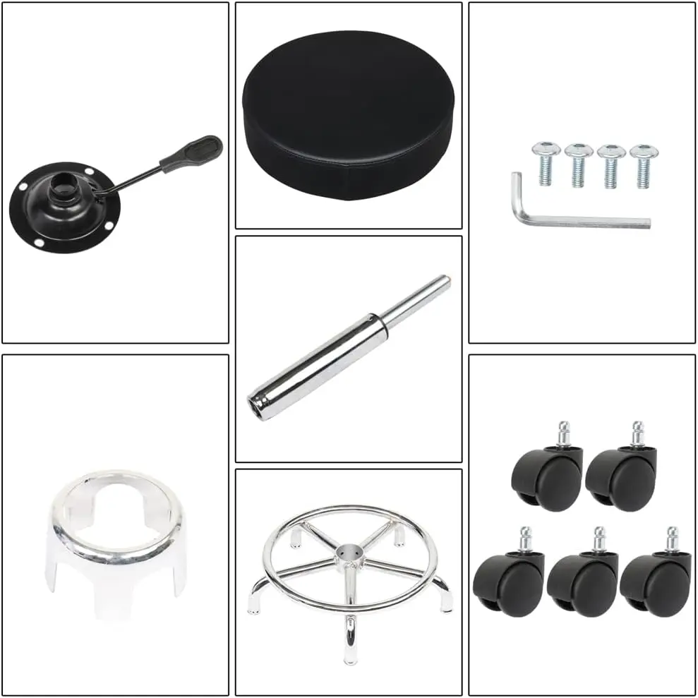 Табурет для салона красоты Modern Home BC007-1-BC (Black) - 4