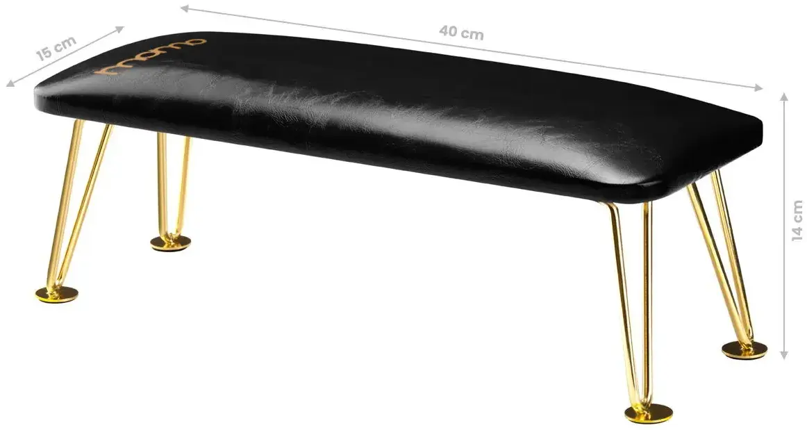 Подставка для рук маникюрная Momo 6-M 141217 (Black/Gold) - 2