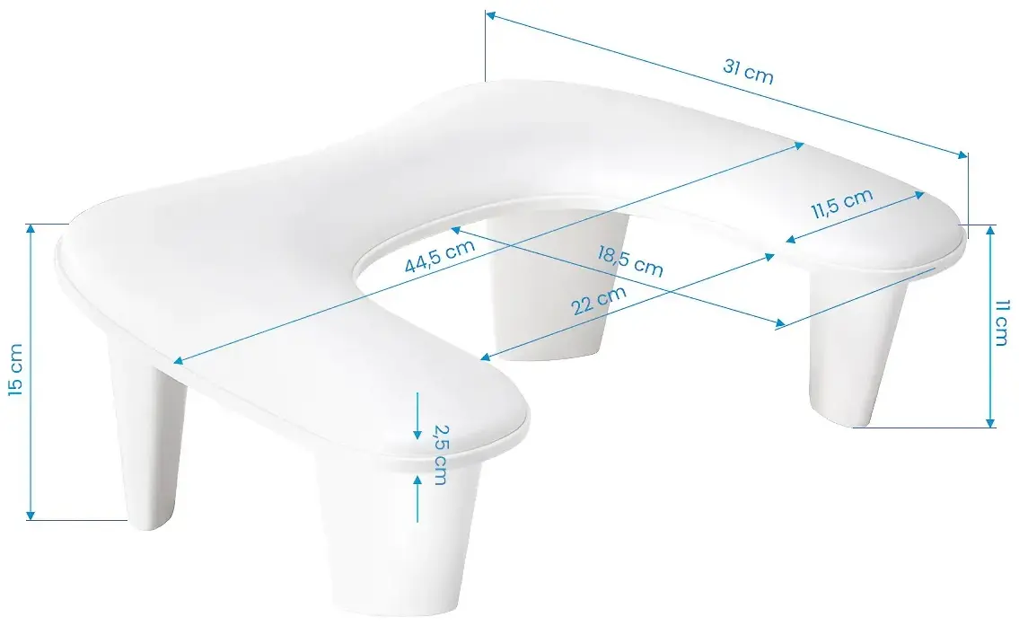 Подставка для рук маникюрная Momo Croissant 152014 (White) - 2