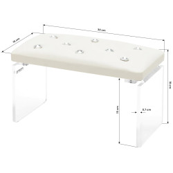 Suport pentru mâini pentru manichiură Momo Diamond 148124 (Ecru) Thumb