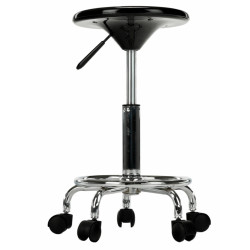 Tabureta de coafor Tempo Kondela Mabel 4 NEW (Black/Chrome) Thumb