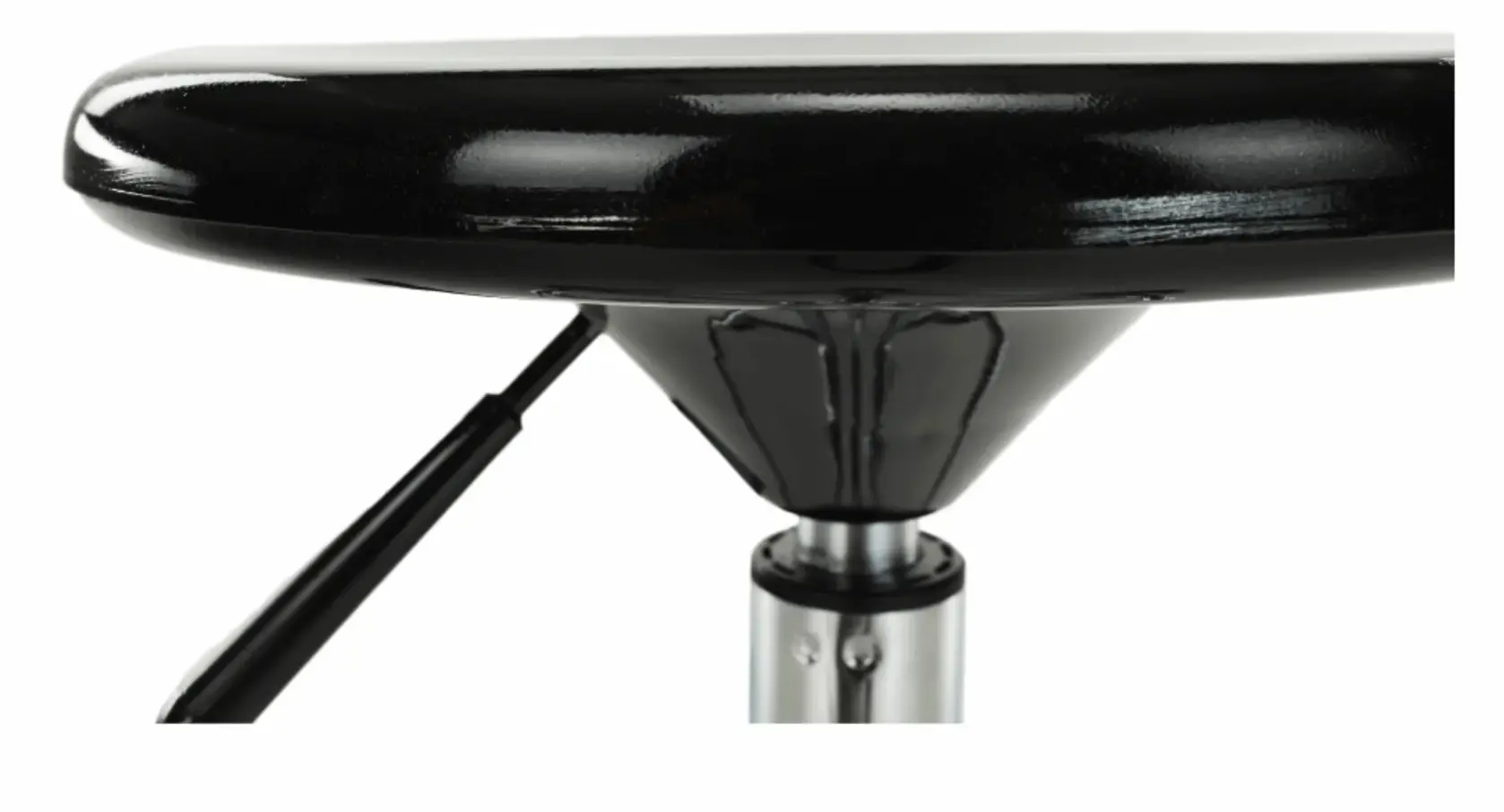 Tabureta de coafor Tempo Kondela Mabel 4 NEW (Black/Chrome) - 7