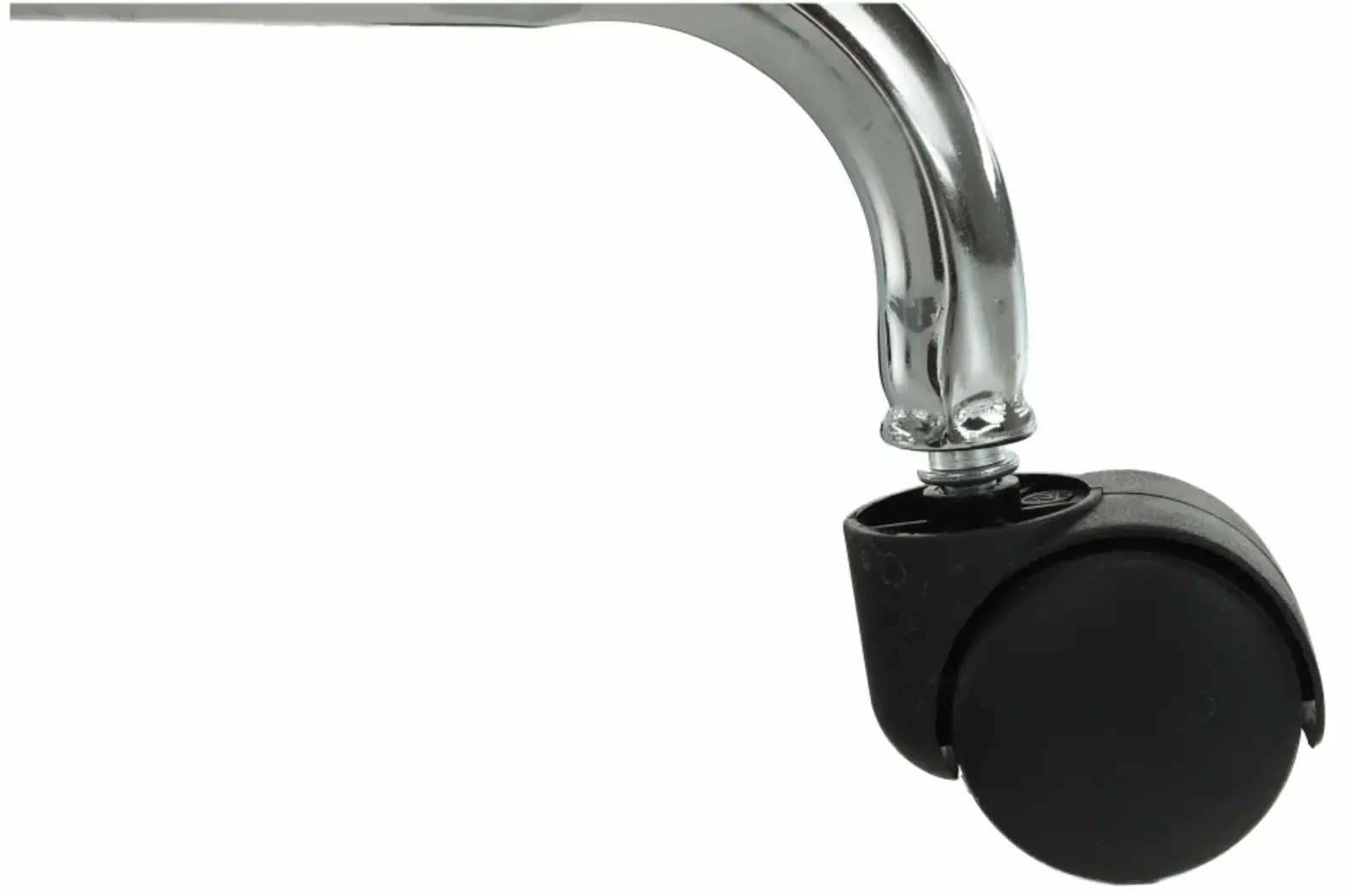 Tabureta de coafor Tempo Kondela Mabel 4 NEW (Black/Chrome) - 9