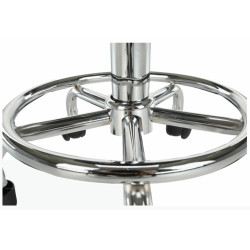 Tabureta de coafor Tempo Kondela Mabel 4 NEW (White/Chrome) Thumb