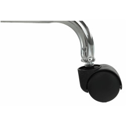 Tabureta de coafor Tempo Kondela Mabel 4 NEW (White/Chrome) Thumb