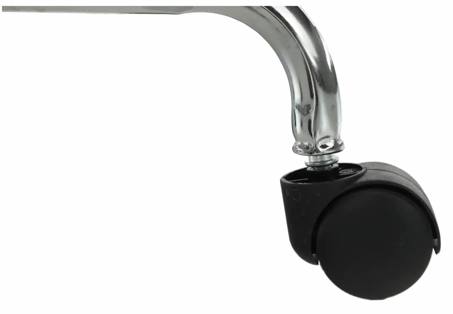 Tabureta de coafor Tempo Kondela Mabel 4 NEW (White/Chrome) - 9