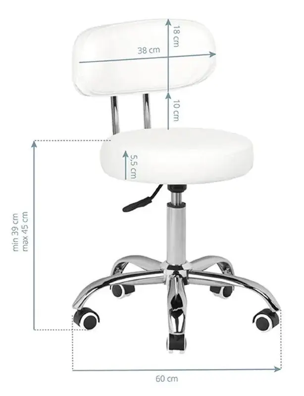 Scaun cosmetic Activeshop A-007 (White)