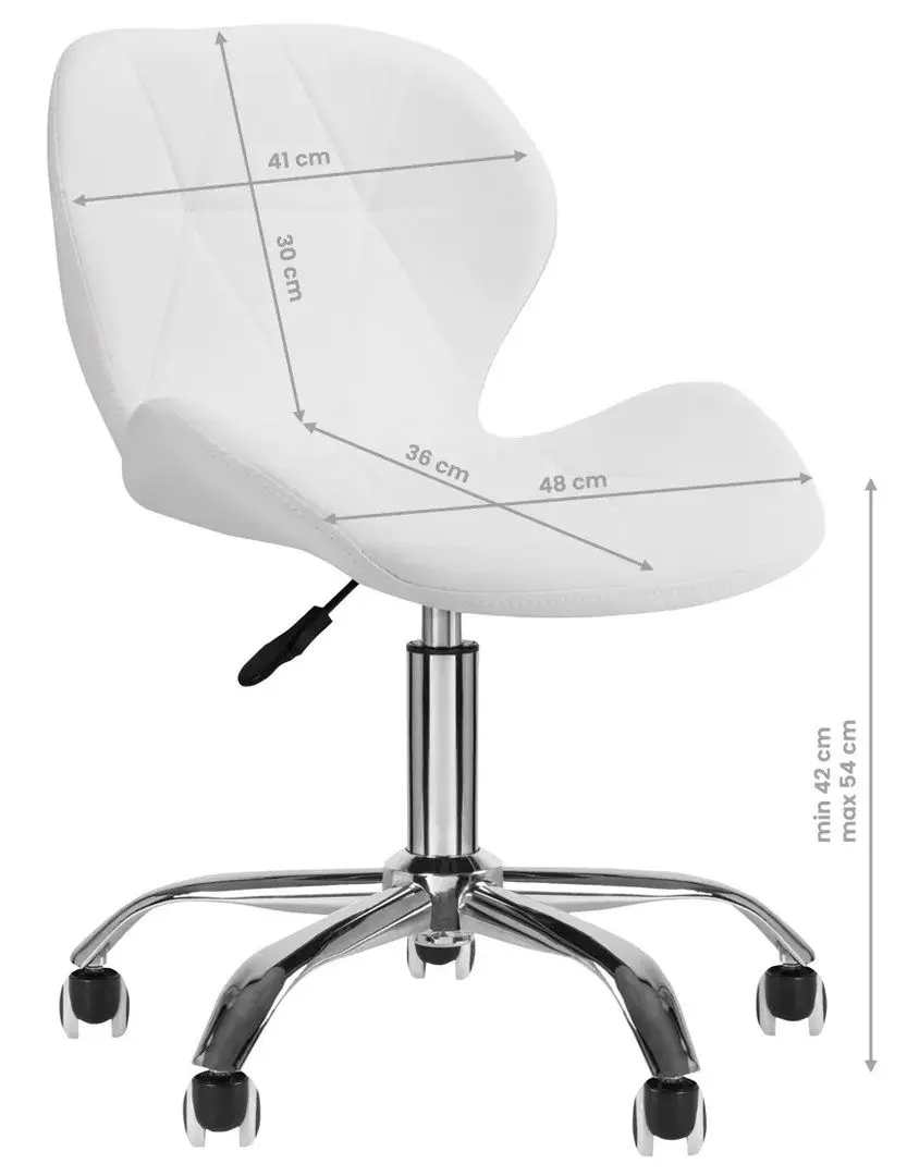 Scaun cosmetic Activeshop QS-06 (White)