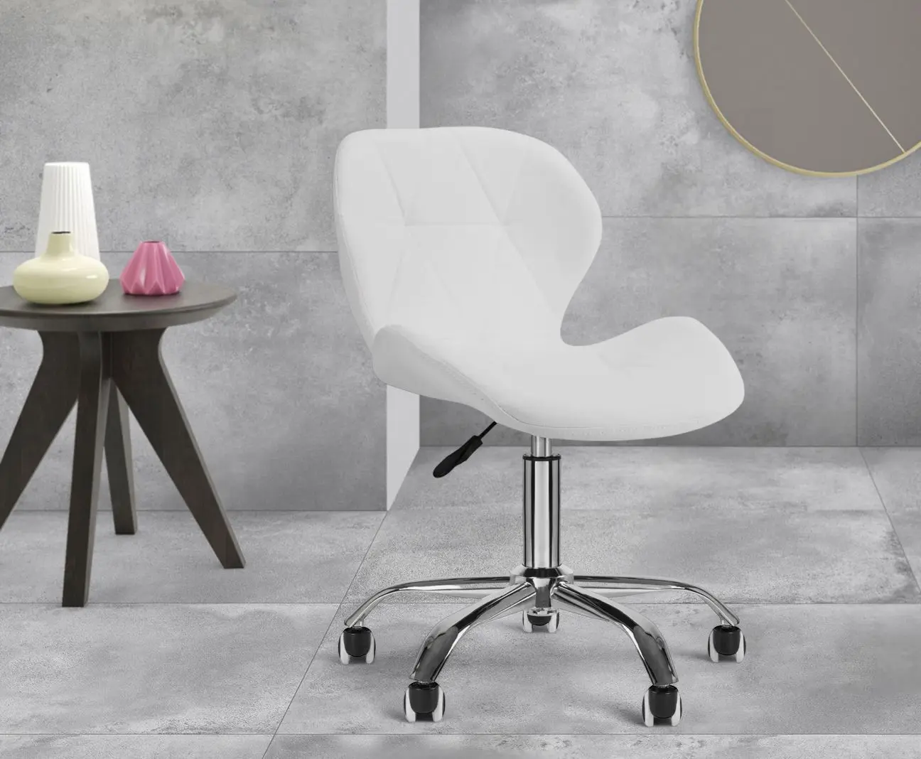 Scaun cosmetic Activeshop QS-06 (White)