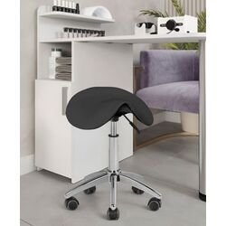 Taburet pentru salon de infrumusetare Activeshop AM-302 (Black)