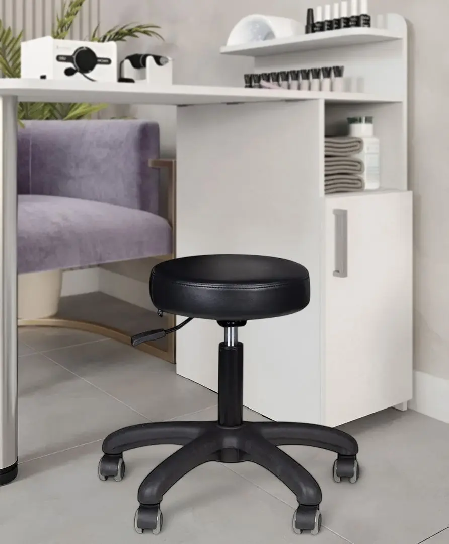 Taburet pentru salon de infrumusetare Activeshop AM-303-2 (Black)