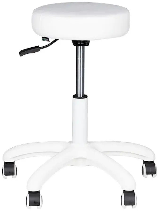 Taburet pentru salon de infrumusetare Activeshop AM-303-2 (White)