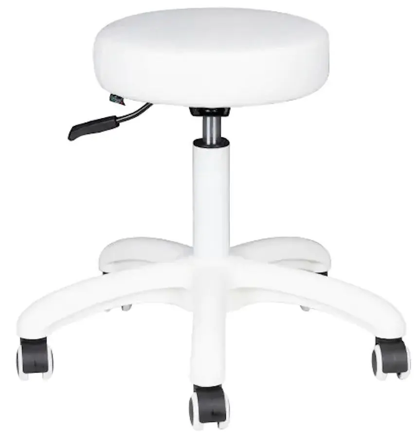 Taburet pentru salon de infrumusetare Activeshop AM-303-2 (White)