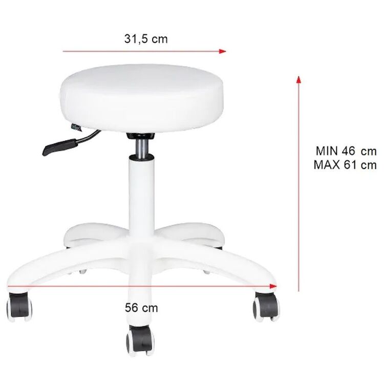 Табурет для салона красоты Activeshop AM-303-2 (White)