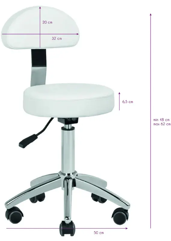 Табурет для салона красоты Activeshop AM-304 100764 (White)