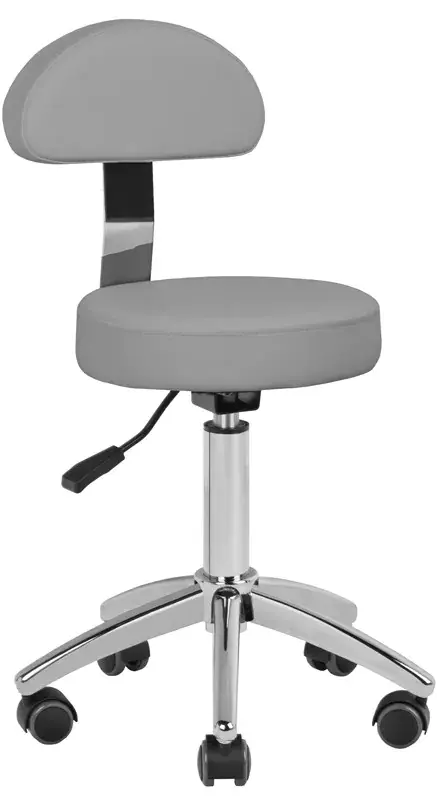 Taburet pentru salon de infrumusetare Activeshop AM-304 125620 (Grey)