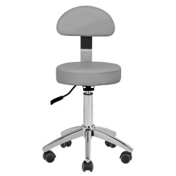 Taburet pentru salon de infrumusetare Activeshop AM-304 125620 (Grey) Thumb
