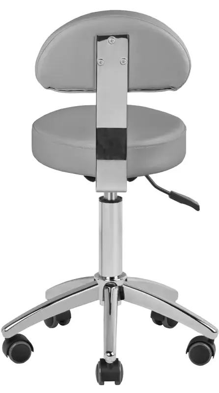 Taburet pentru salon de infrumusetare Activeshop AM-304 125620 (Grey)