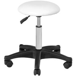Taburet pentru salon de infrumusetare Activeshop AM-312 (White) Thumb