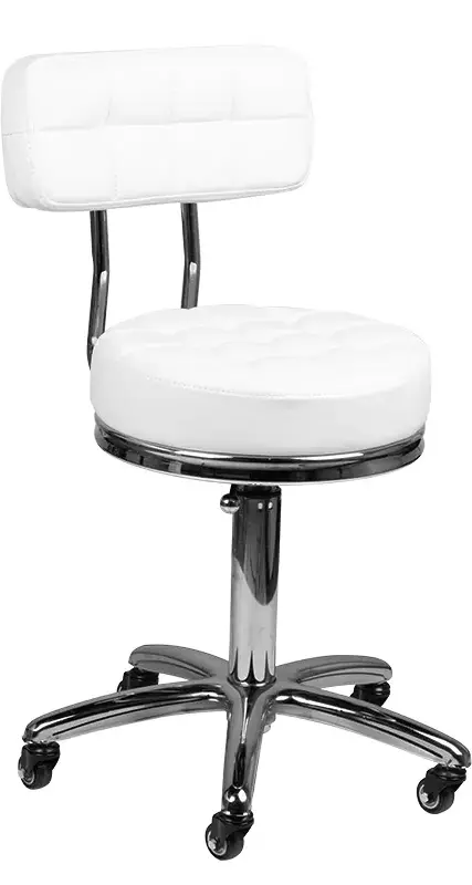 Taburet pentru salon de infrumusetare Activeshop AM-877 131986 (White)