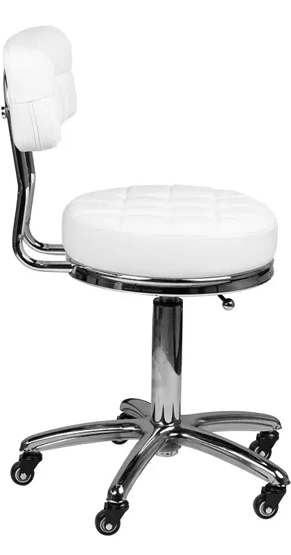 Taburet pentru salon de infrumusetare Activeshop AM-877 131986 (White)