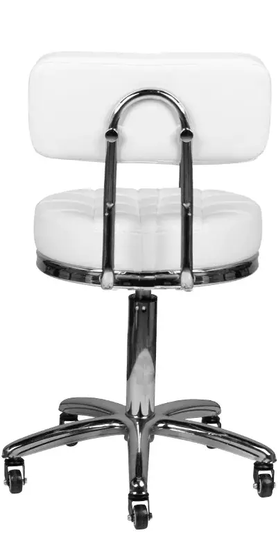 Taburet pentru salon de infrumusetare Activeshop AM-877 131986 (White)