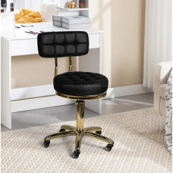 Табурет для салона красоты Activeshop AM-961 131989 (Black/Gold)