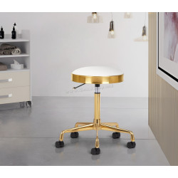 Табурет для салона красоты Activeshop H7 140262 (White/Gold)