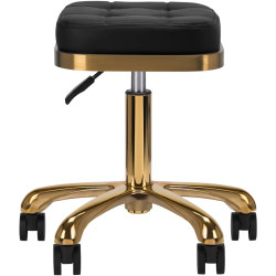 Taburet pentru salon de infrumusetare Activeshop M-1645 137482 (Black/Gold) Thumb