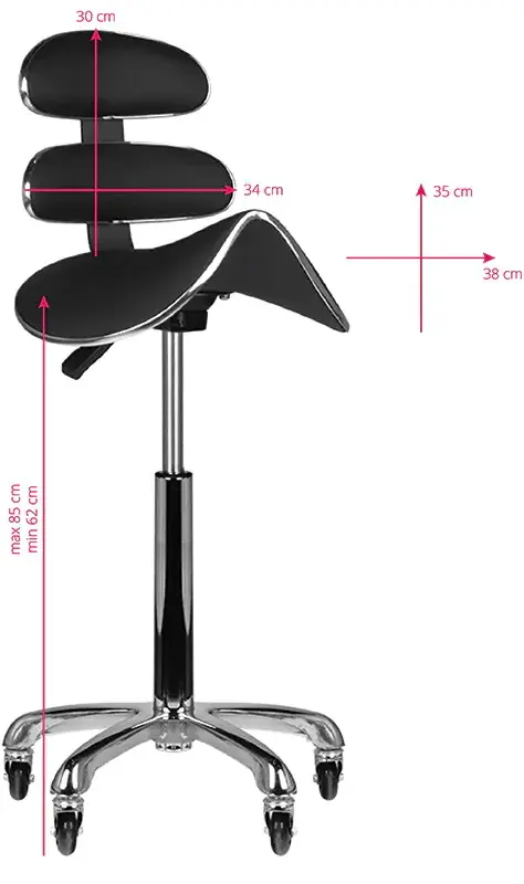 Taburet tip sa Activeshop AM-880 126431 (Black)