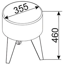 Табурет Ambianta Pandora 355x460 Thumb