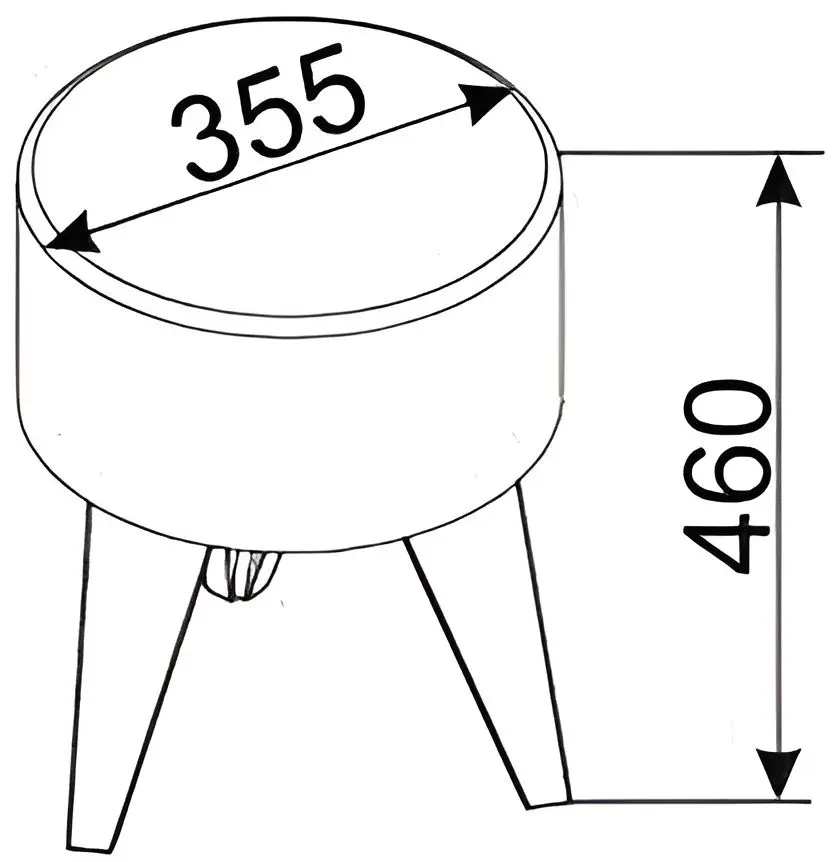 Табурет Ambianta Pandora 355x460