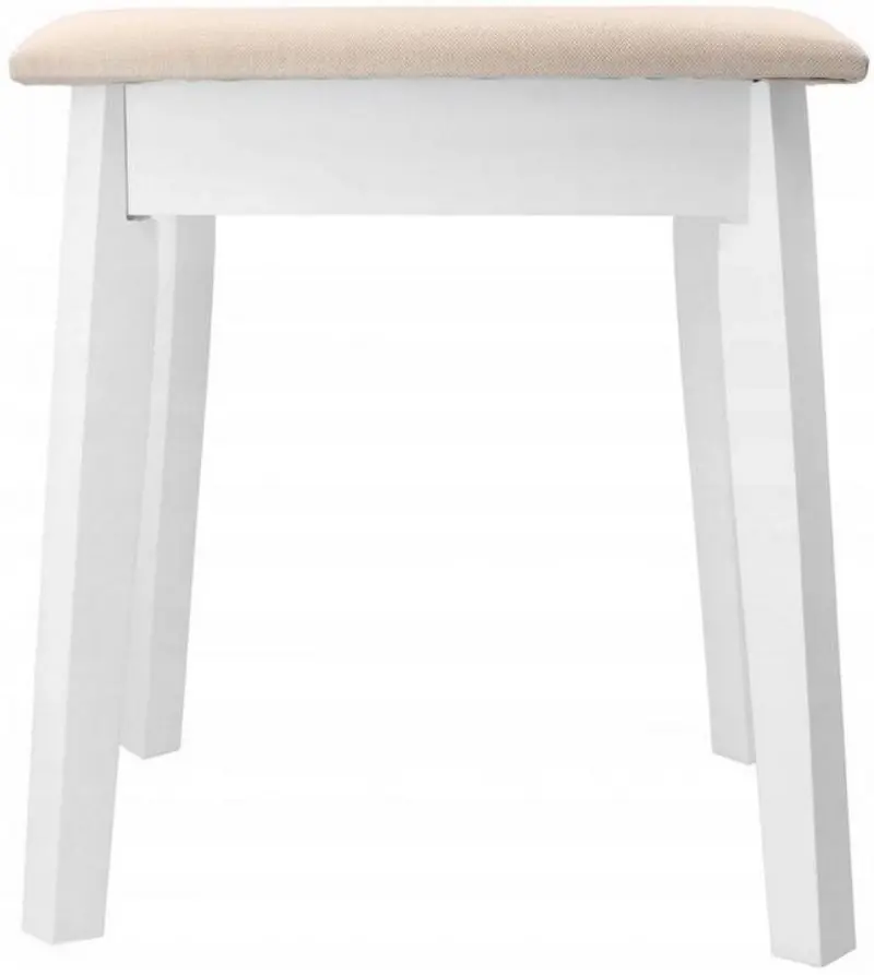 Taburet Chomik Retro PHO5865 (White/Beige)