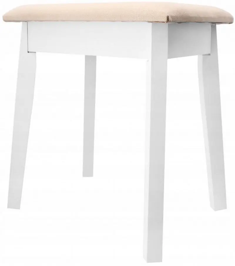 Taburet Chomik Retro PHO5865 (White/Beige)