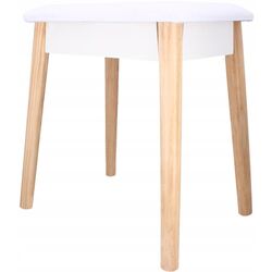 Taburet Chomik Retro PHO5872 (Natural/White)