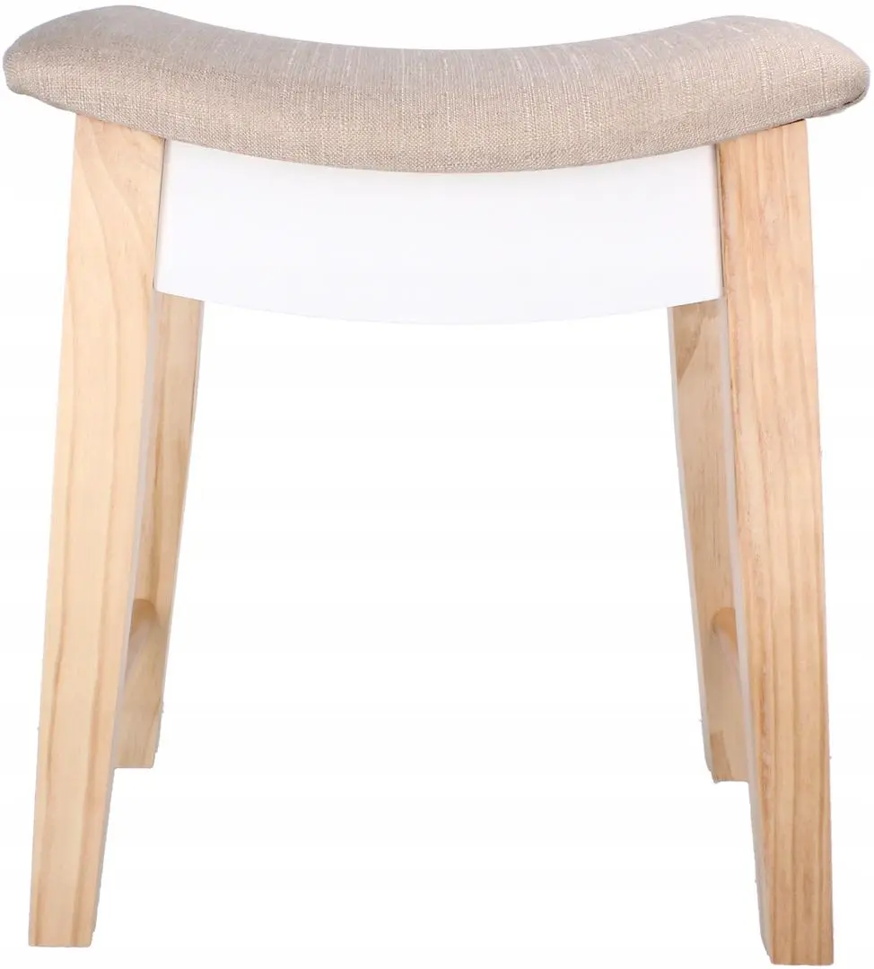 Taburet Chomik Retro PHO5889 (Natural/Beige)