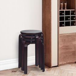 Набор табуретов Costway HW60668CF (Dark Brown) Thumb