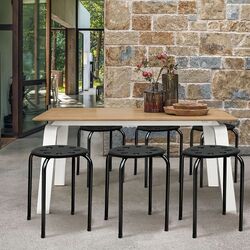 Set taburete Costway HW64245BK (Black) Thumb