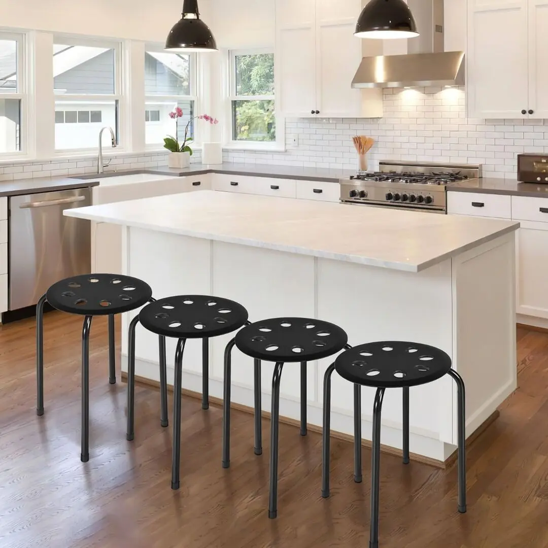 Set taburete Costway HW64245BK (Black)