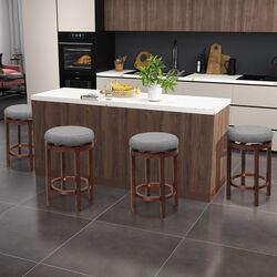 Set taburete Costway JV10940GR (Grey/Brown) Thumb