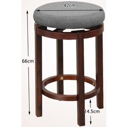 Set taburete Costway JV10940GR (Grey/Brown) Thumb